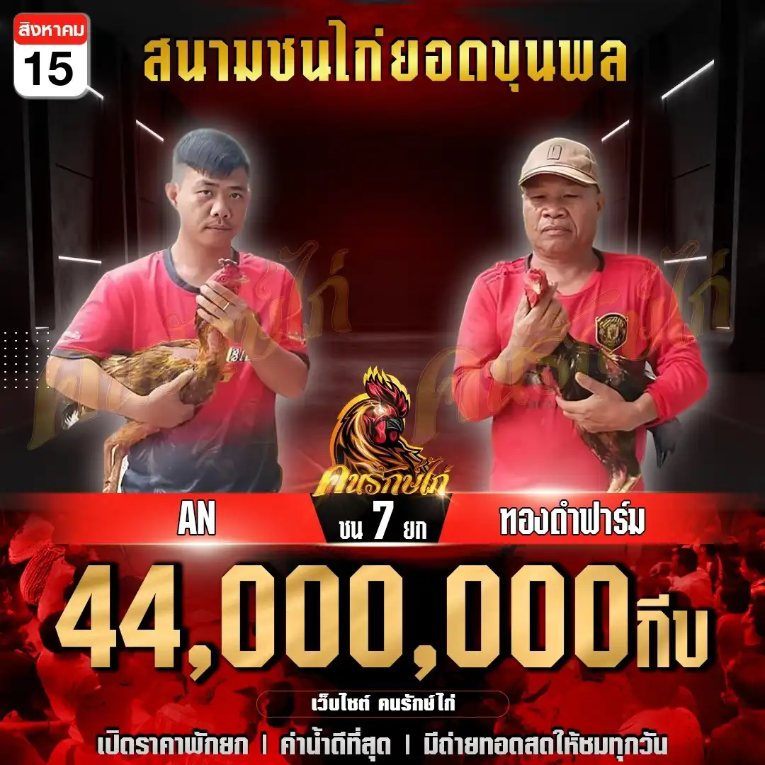 AN พบ ทองดำฟาร์ม กำหนดชน 7 ยก