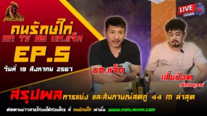 สรุปผลไก่ชน 17-18 สิงหาคม 2567