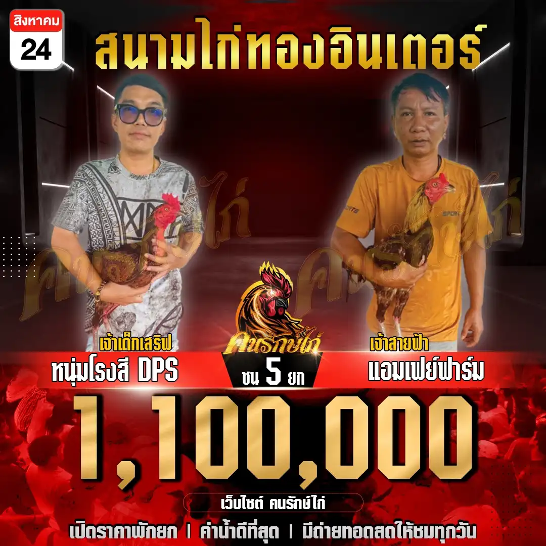 หนุ่มโรงสี DPS พบ เเอมเฟย์ฟาร์ม กำหนดชน 5 ยก ชิงเงินรางวัล 1,100,000 บาท