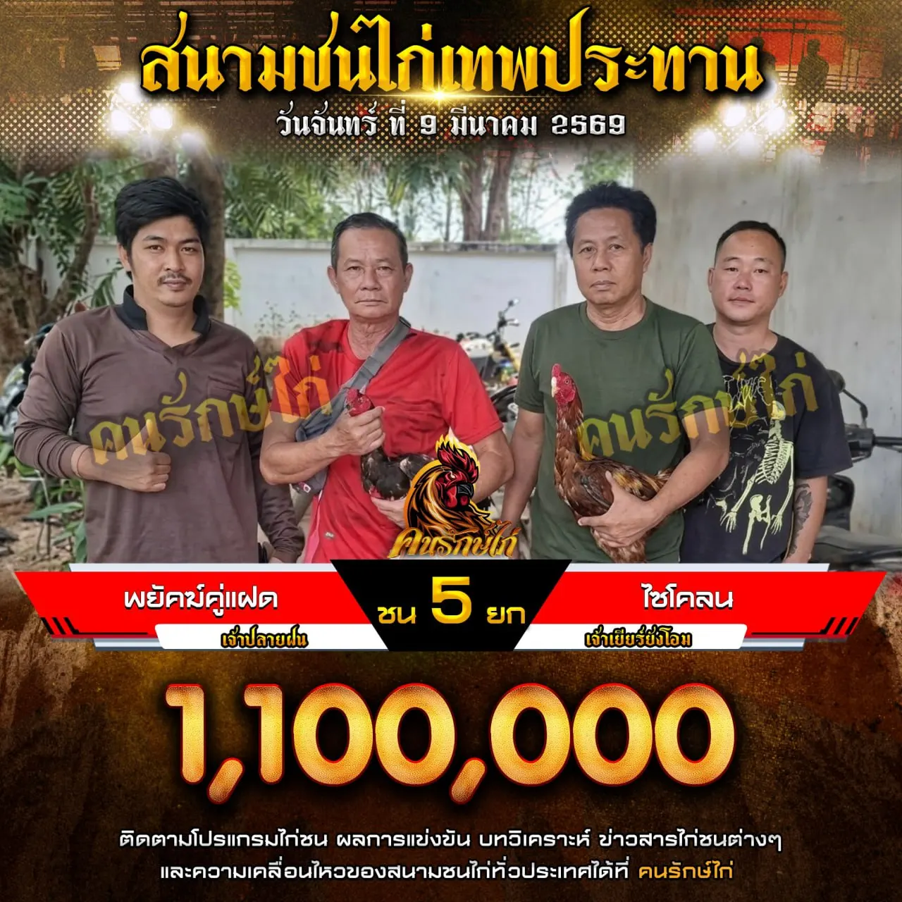 พยัคฆ์คู่แฝด VS ไซโคลน 09 มีนาคม 2569