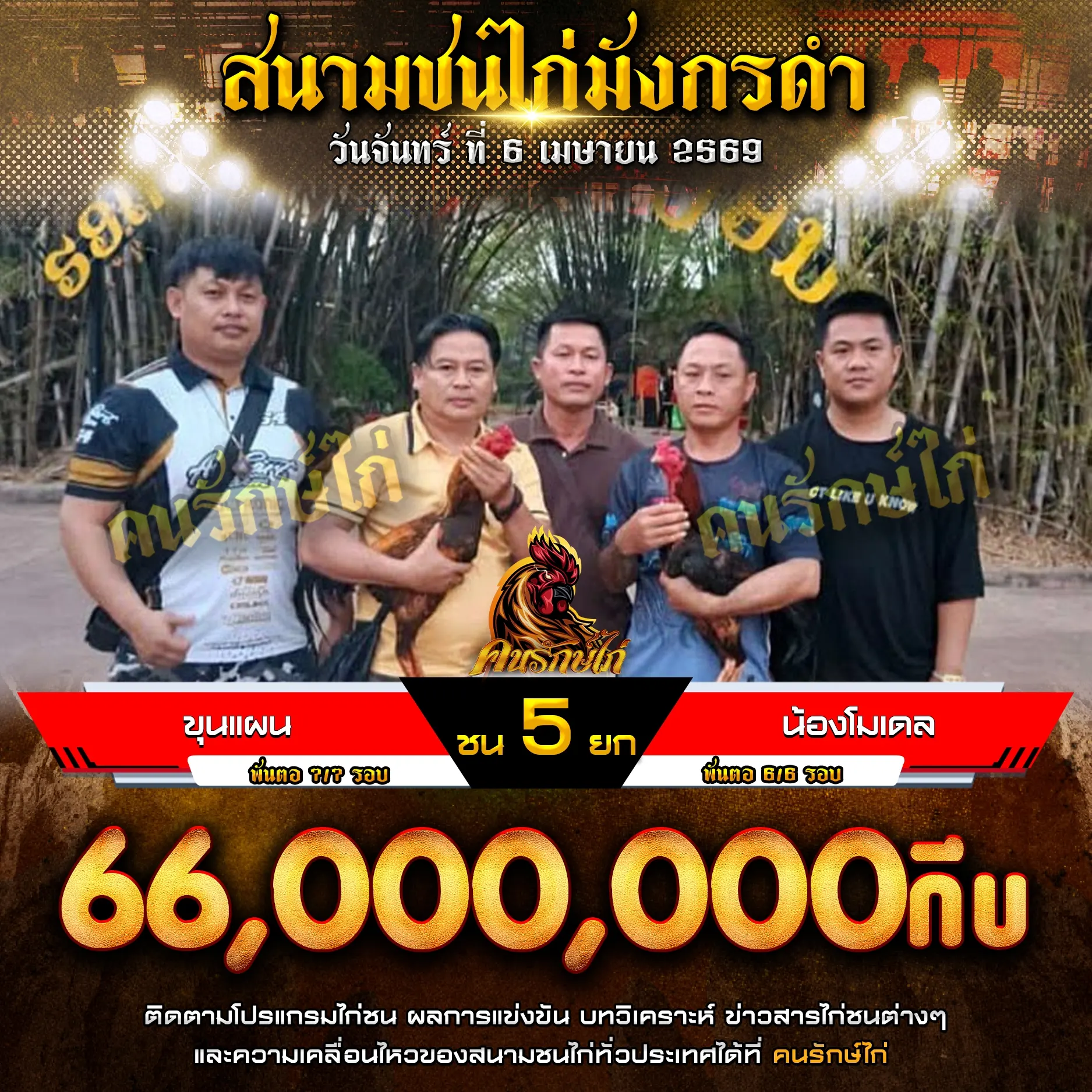 ขุนแผน VS น้องโมเดล 06 เมษายน 2569