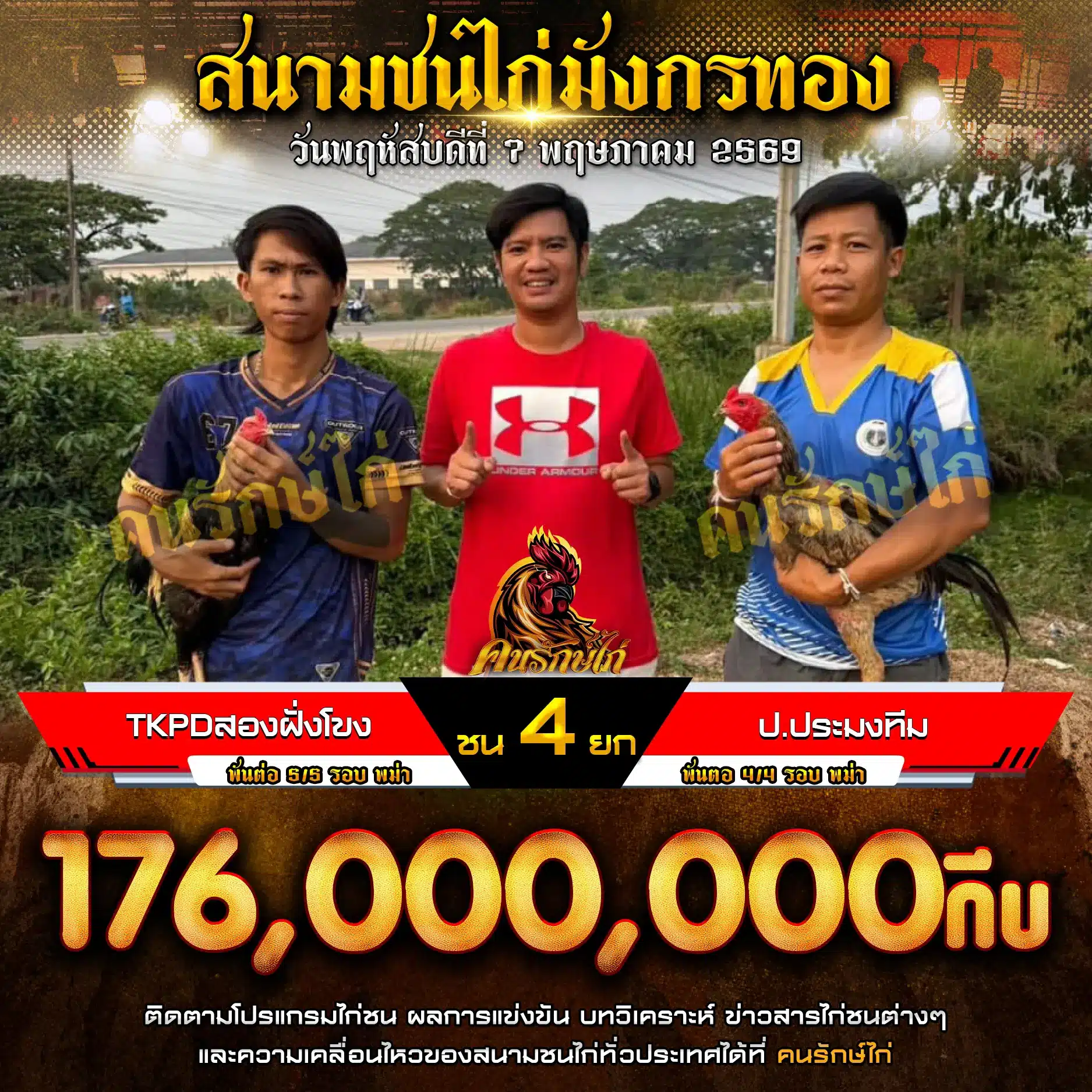 TKPDสองฝั่งโขง VS ป.ประมงทีม 07 พฤษภาคม 2569